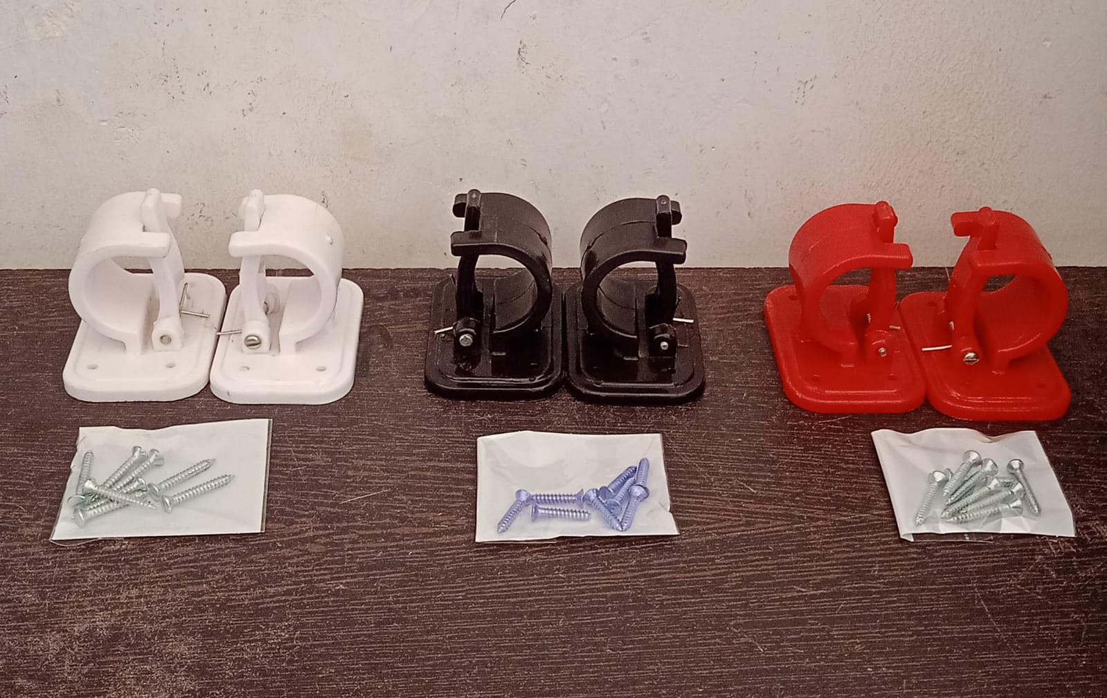 9004 Drill Curtain Rod Brackets Drilling Curtain Rod Holder Hooks With 8 Screw Adjustable Curtain Rod Hooks Curtain Hangers for Bathroom Kitchen Home Bathroom and Hotel (2 Pc Set Mix Color) 9004 Drill Curtain Rod Brackets Drilling Curtain Rod Holder Hooks With 8 Screw Adjustable Curtain Rod Hooks Curtain Hangers for Bathroom Kitchen Home Bathroom and Hotel (2 Pc Set Mix Color)
